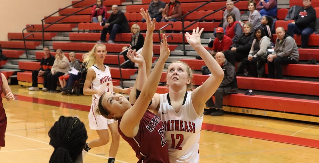 Northeast women top Central Community College on the road