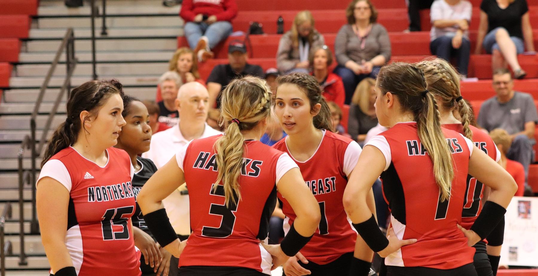 No. 16 Northeast drops first conference match to No. 14 Iowa Central