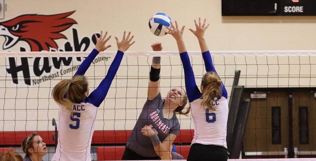 Northeast volleyball tames North Platte at home