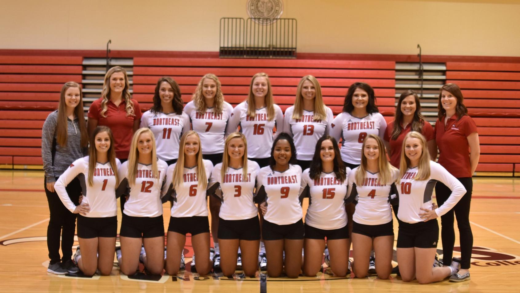 Hawks volleyball drops a pair at Southeast Community College Tournament