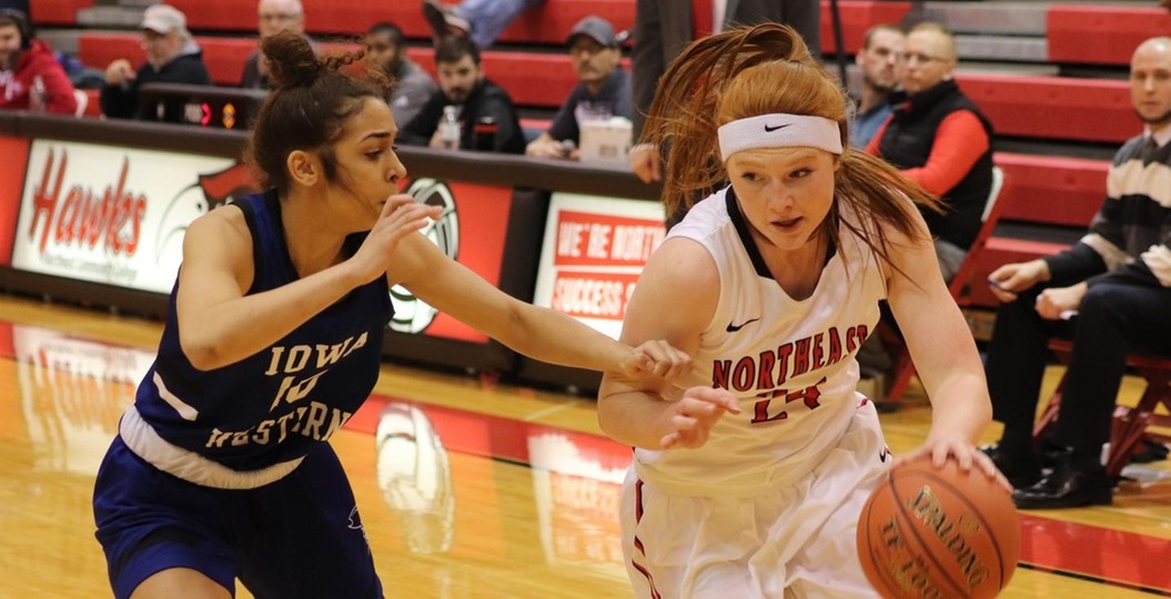 Northeast women top Iowa Western for first ICCAC win
