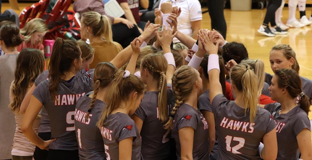 Hawks fall to Indian Hills before topping Central in five sets